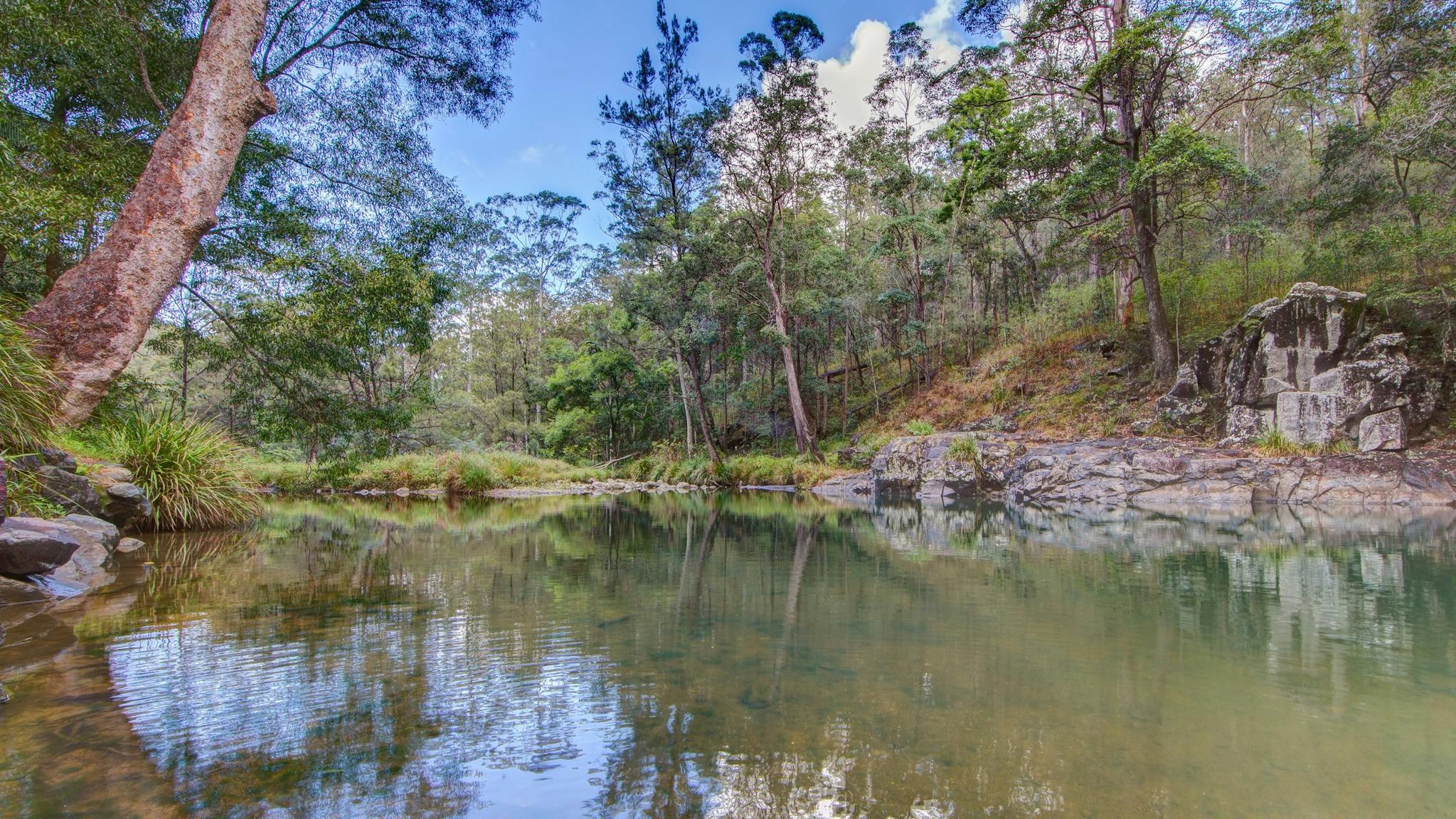 Stoney Creek swimming hole Woodford Moreton Bay Region Stoney Creek swimming hole Woodford Moreton Bay Region