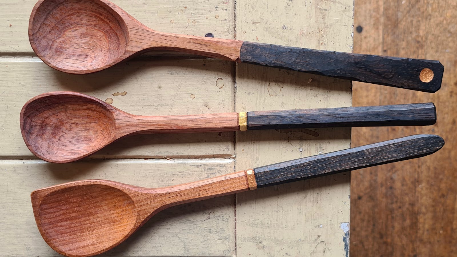 Hand carved wooden spoons
