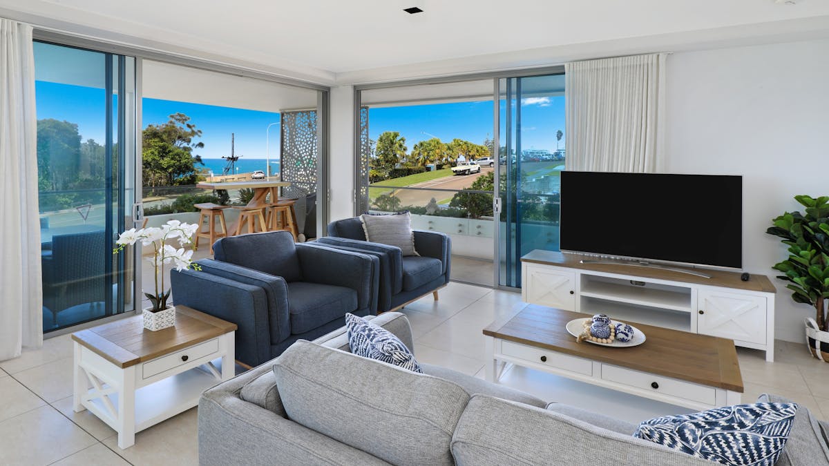 Sweeping views from the lounge