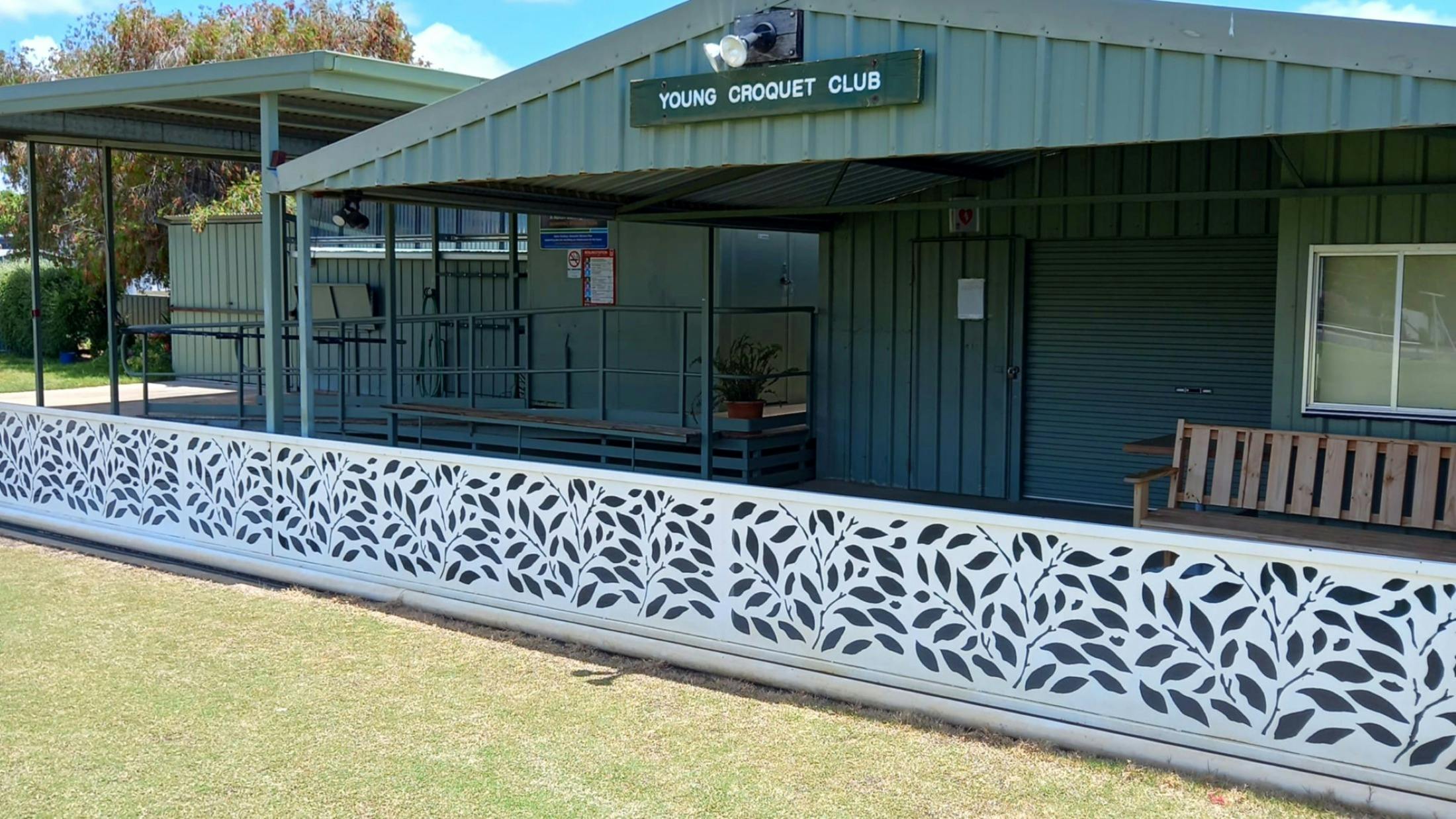 Club House at Young Croquet Club