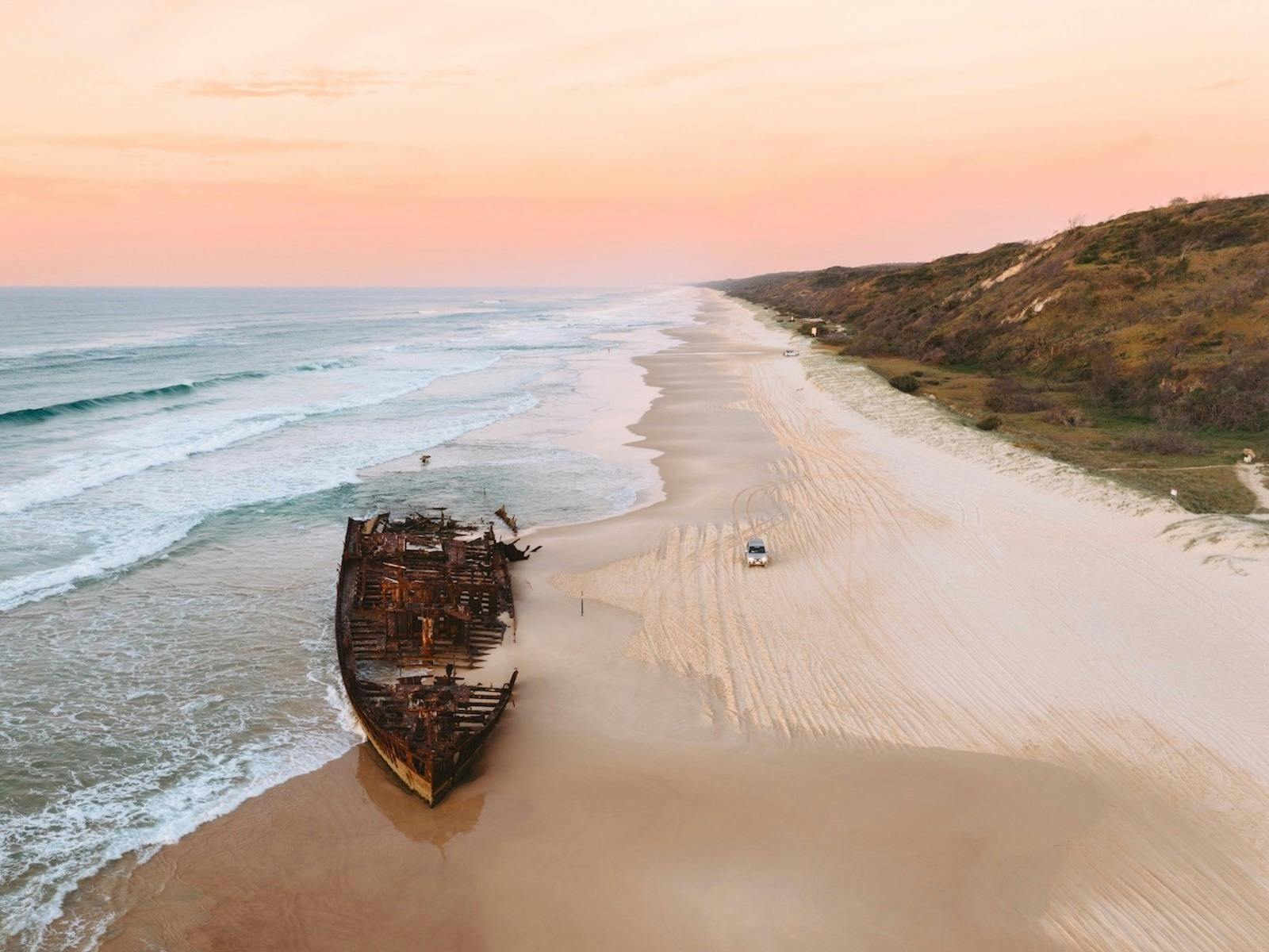 Dingo's K'gari Adventures -  SS Maheno