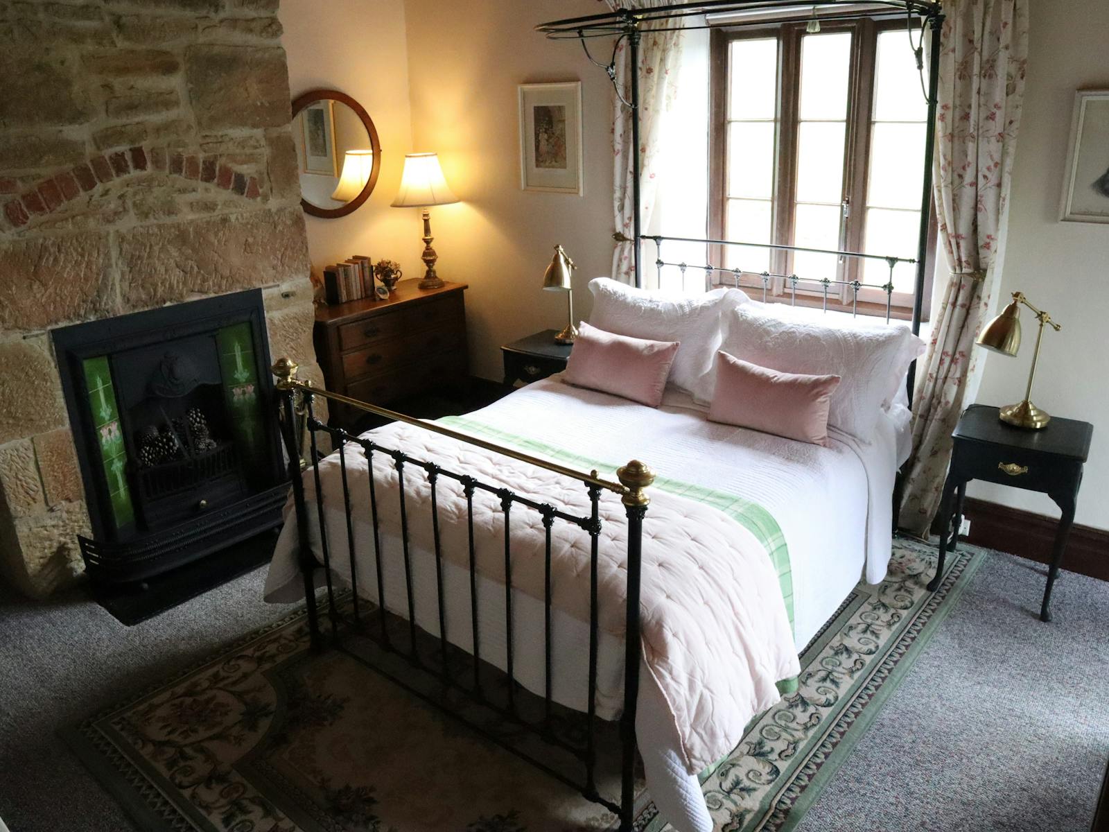 Main bedroom of Elizabeth Cottage at Bowhill Grange