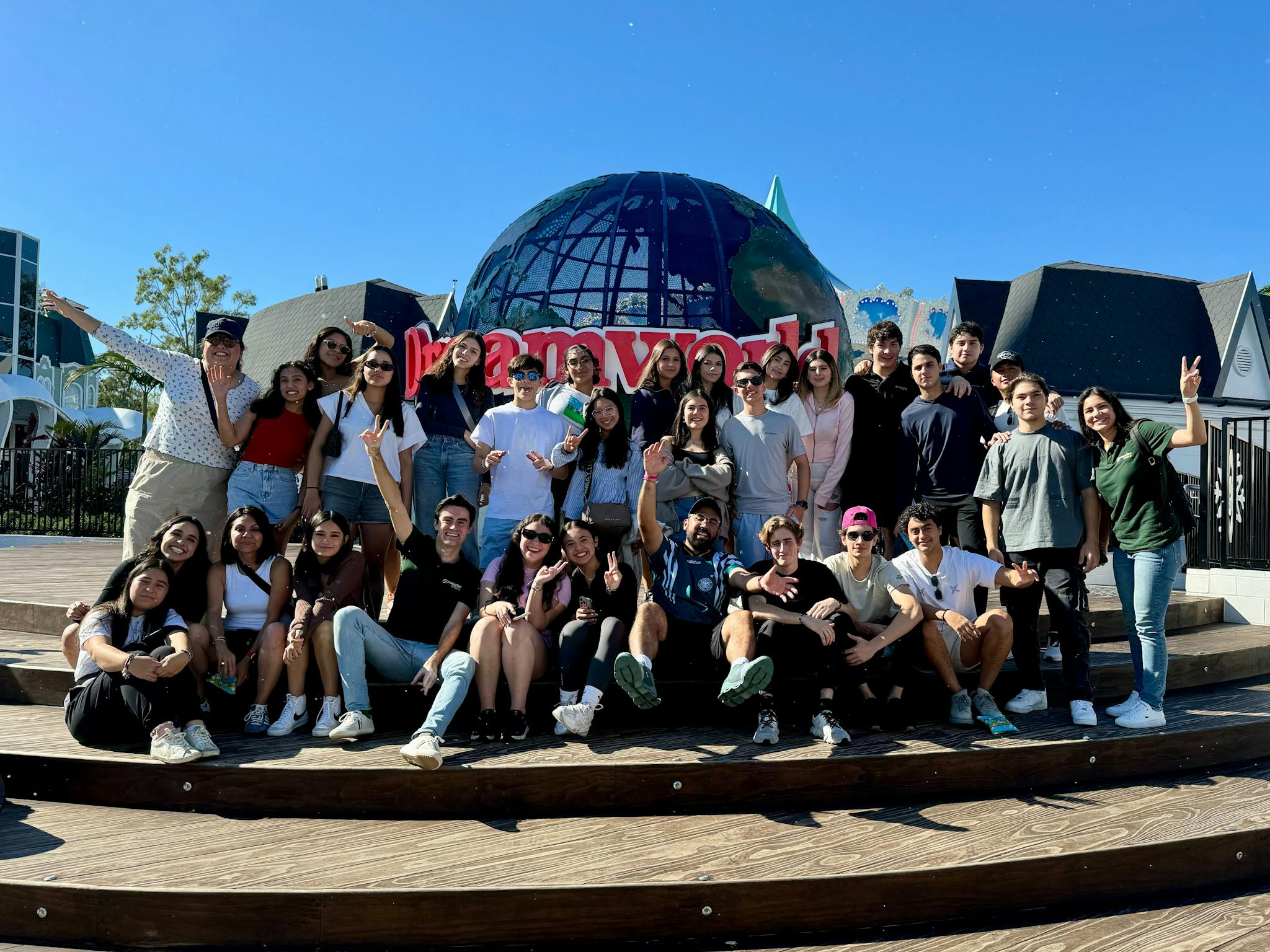 Paradise Tours group at Dreamworld