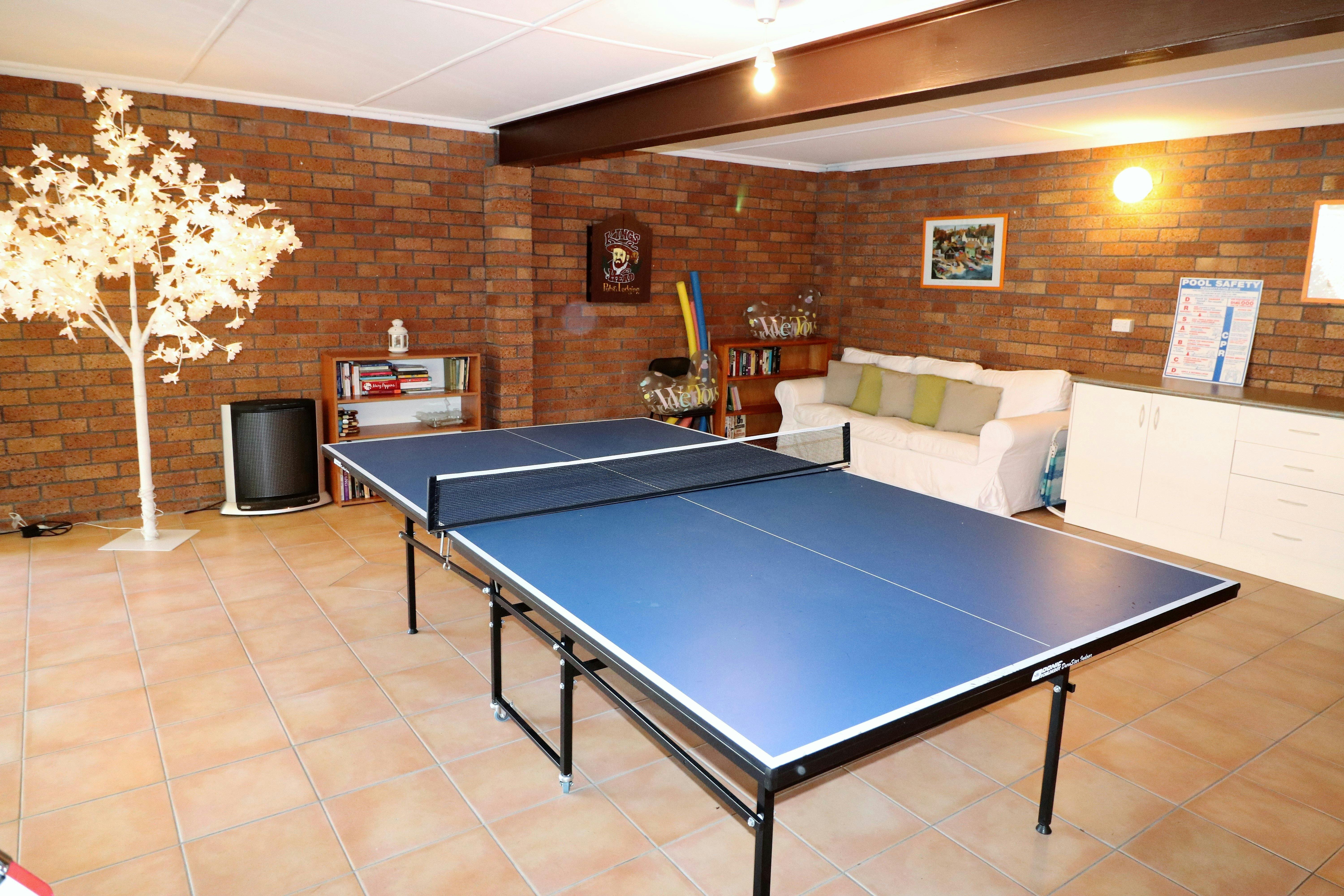 탁구대와 오락실