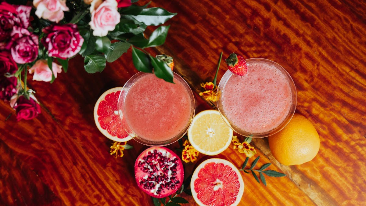 Cocktails and in-room dining Narrows Escape Rainforest Retreat Montville Sunshine Coast Hinterland