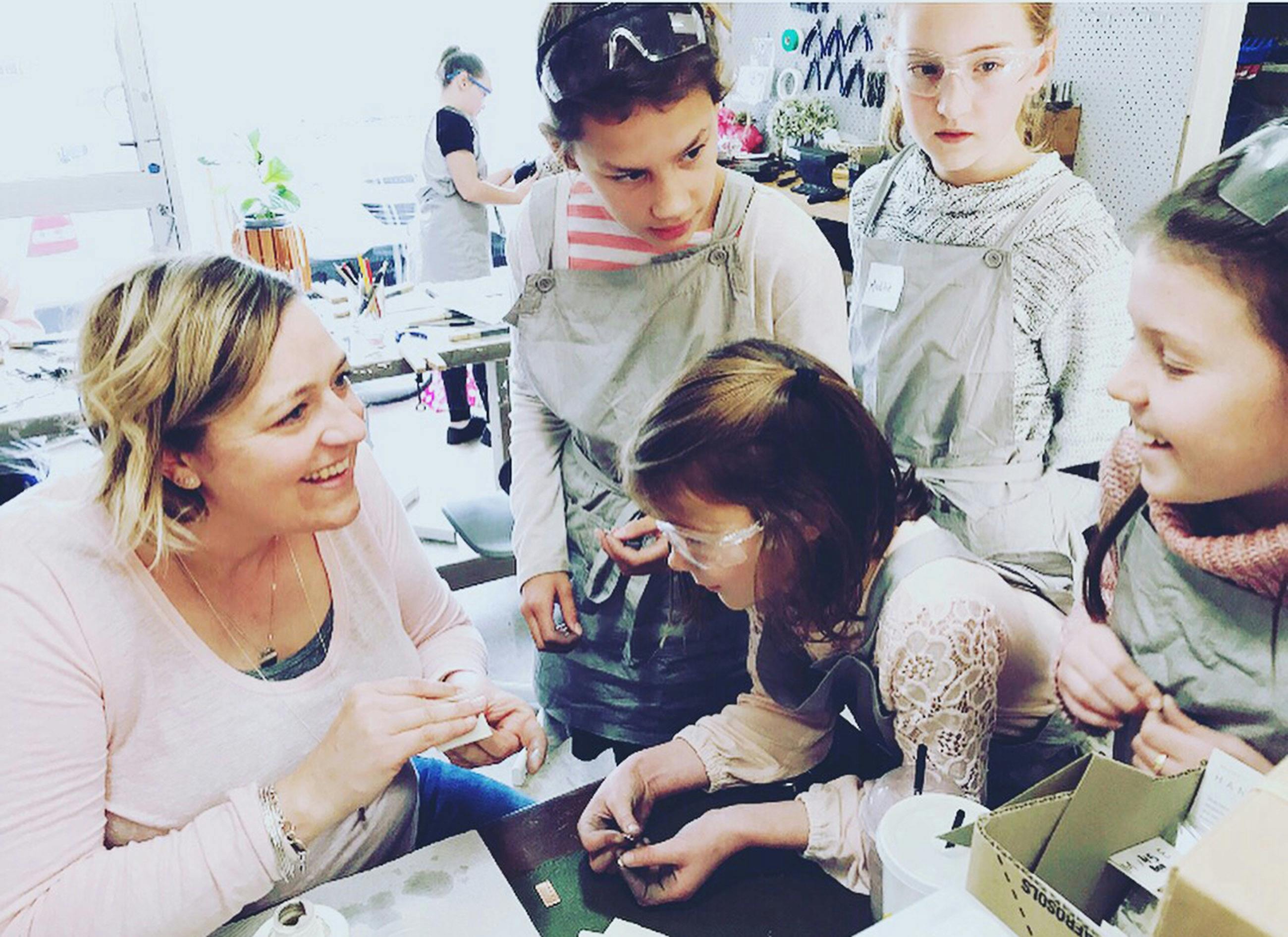 Kids can join their workshops. they make excellent birthday activity ideas for the older kids