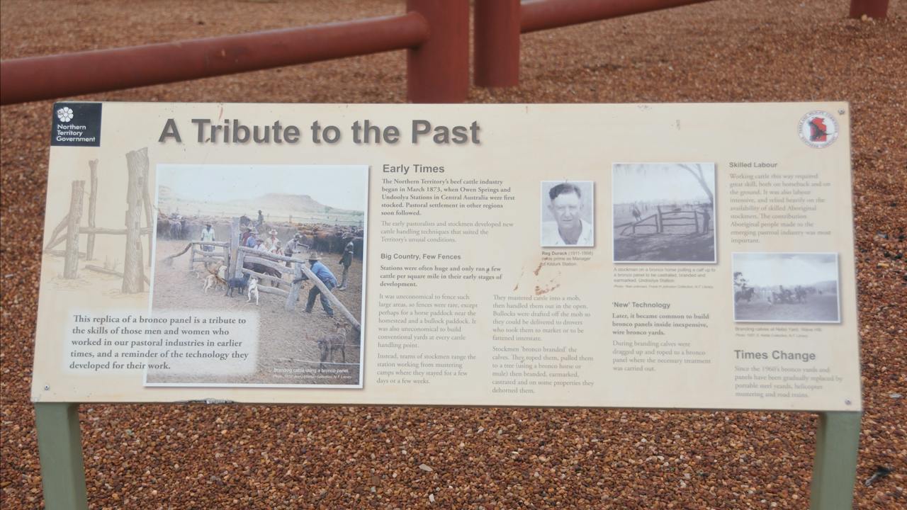 Tribute interpretation to the Durack family