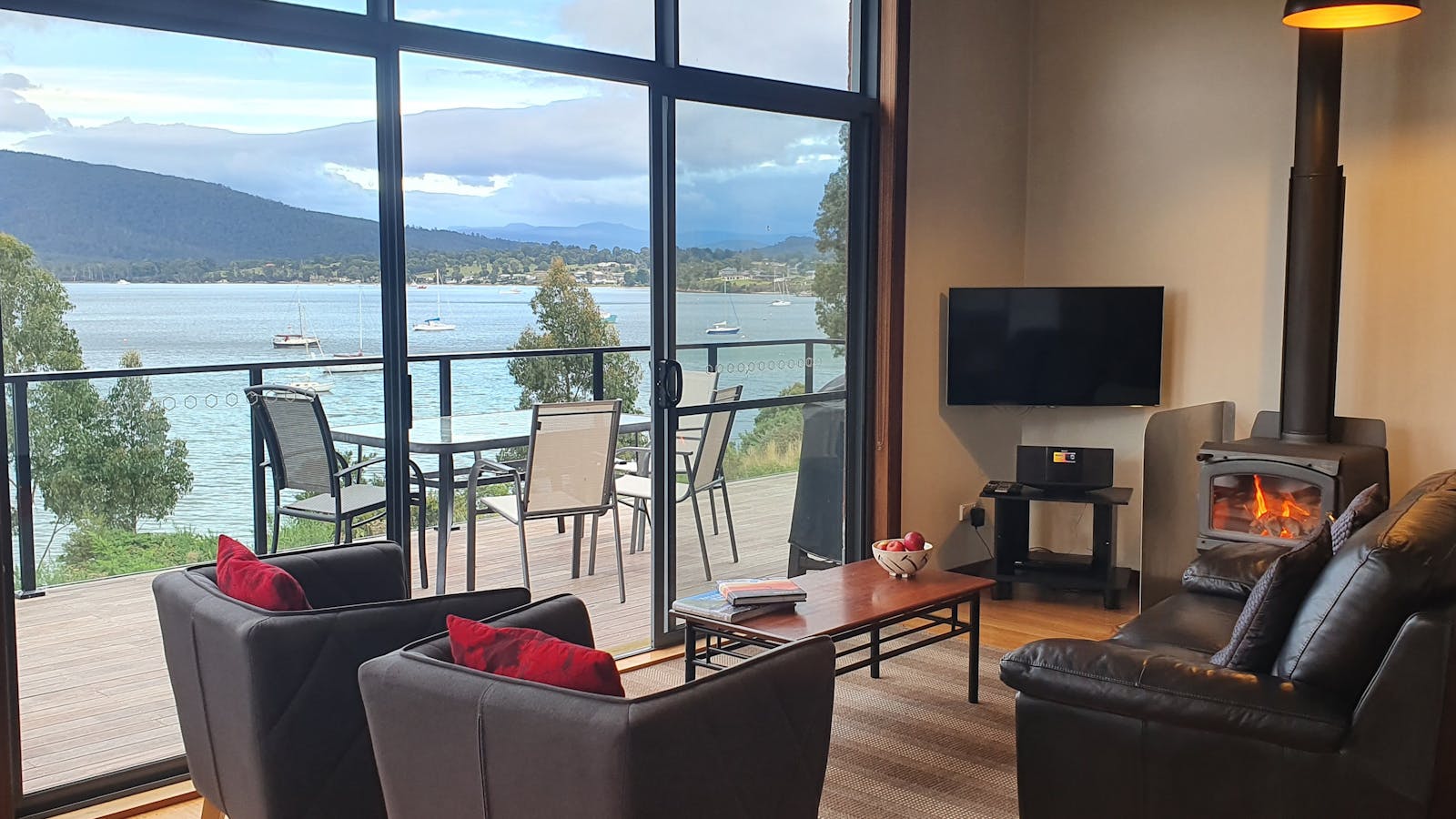 beach house living area