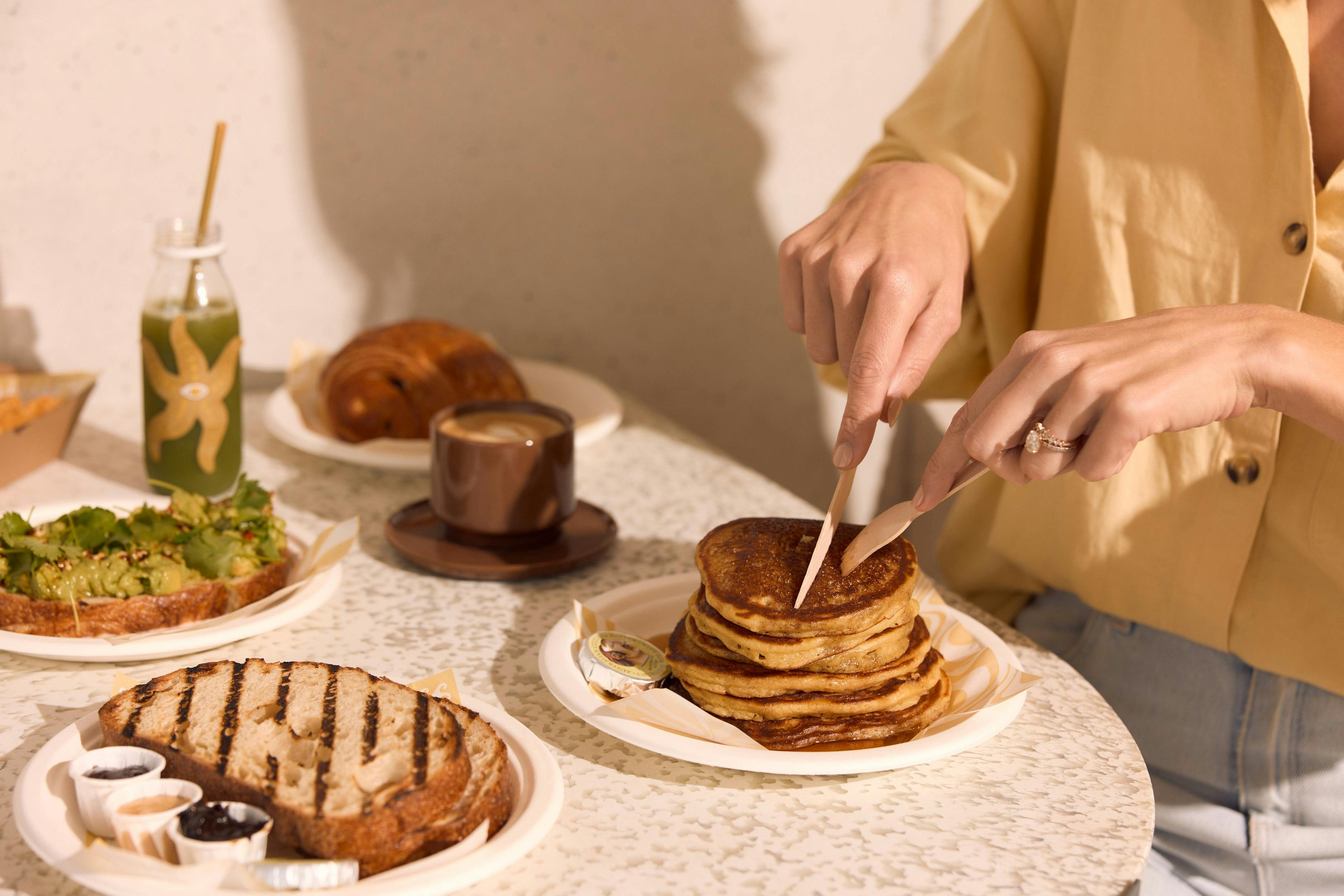 Sandy's 的酪乳煎餅