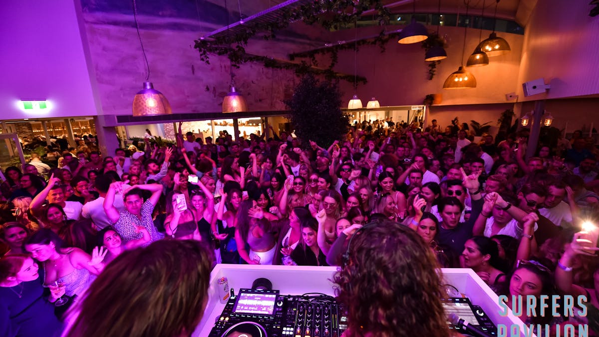 DJ set and dance floor