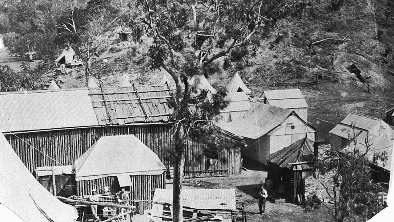 1875 - Goyder's Camp from Fort Hill