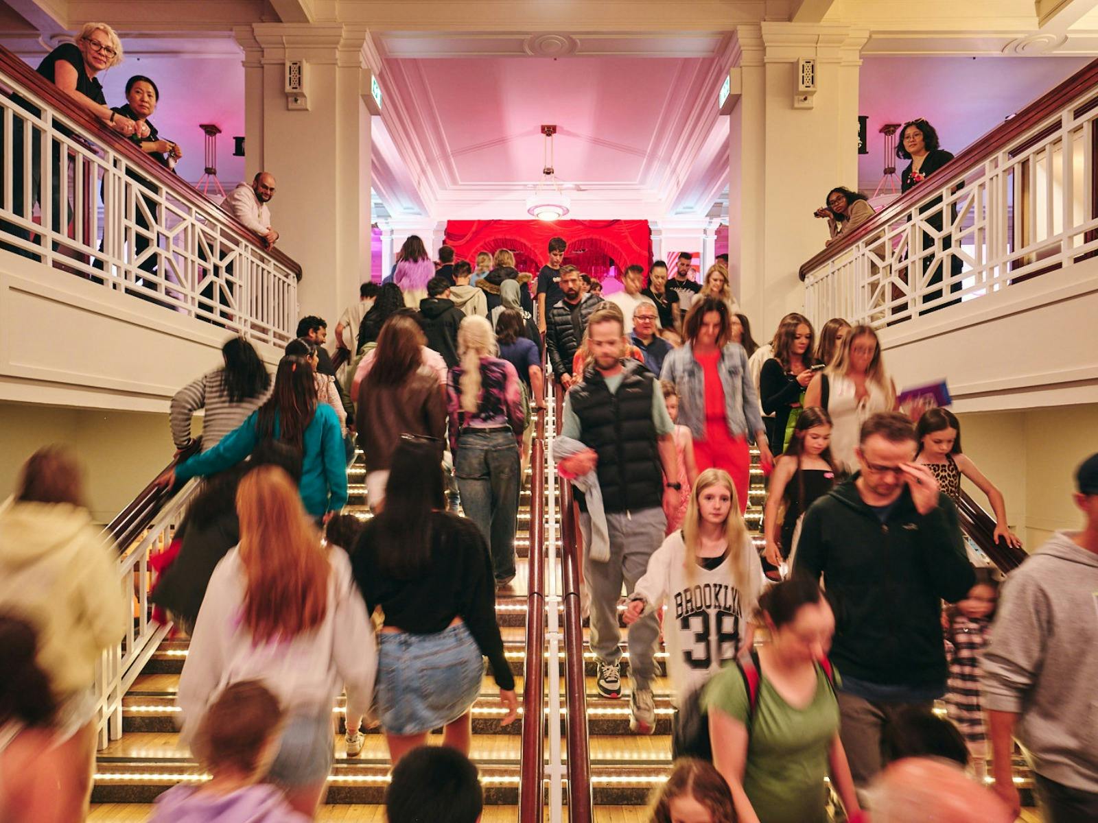 People walking into Old Parliament House