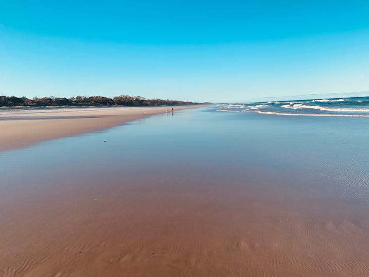 Wooyung beach blue skies and alone time, perfect for a getaway