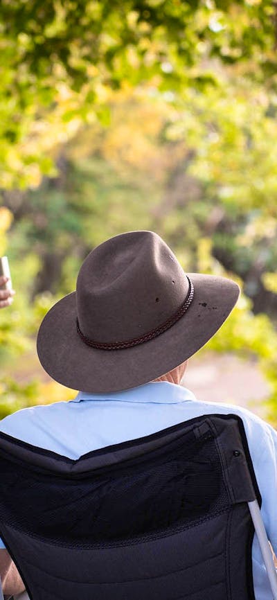 Guests camping at Tumut River