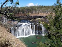 View of Millstream Falls from lookout.