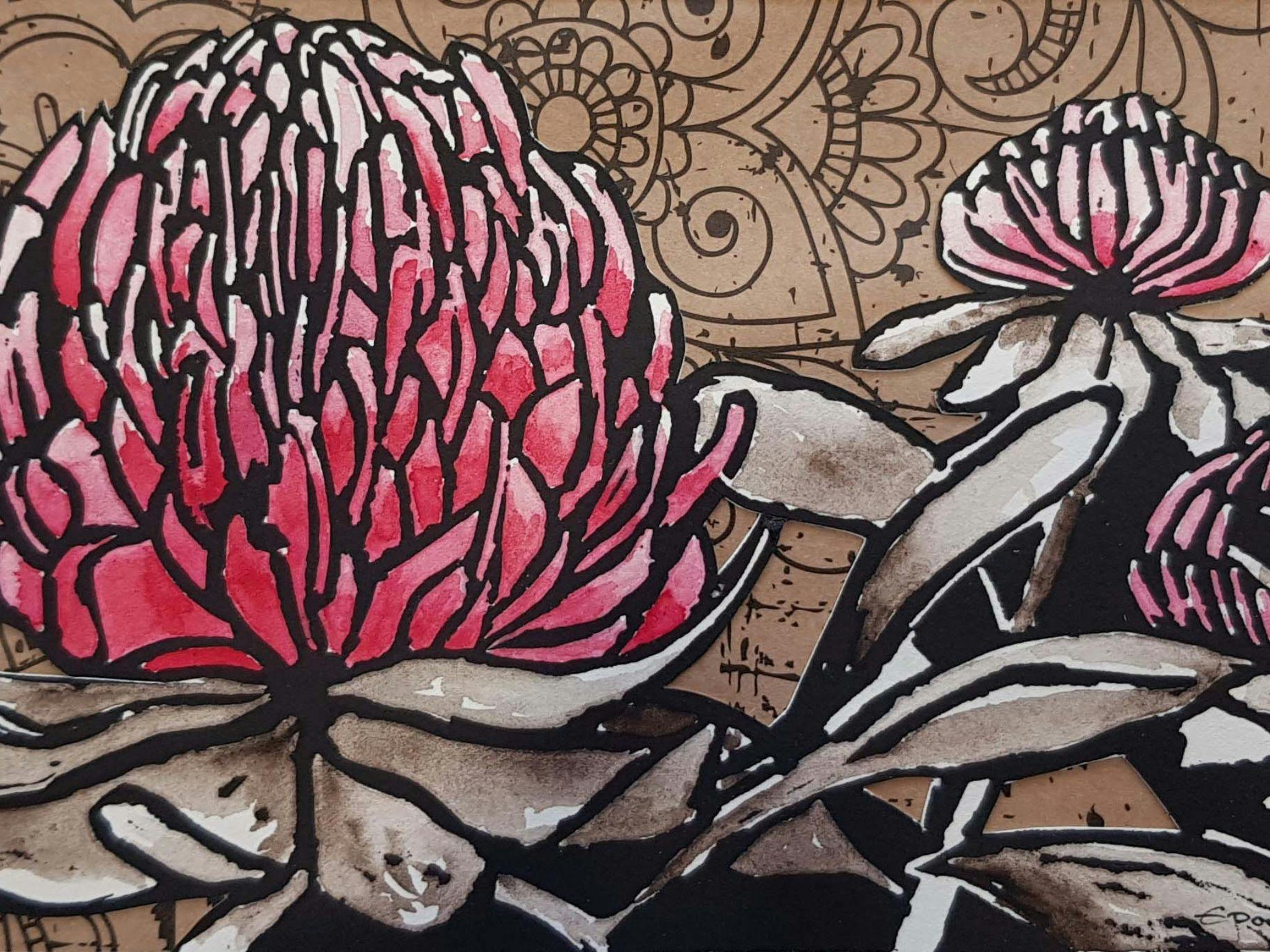 Lino Printing Without a Press with Liz Powell