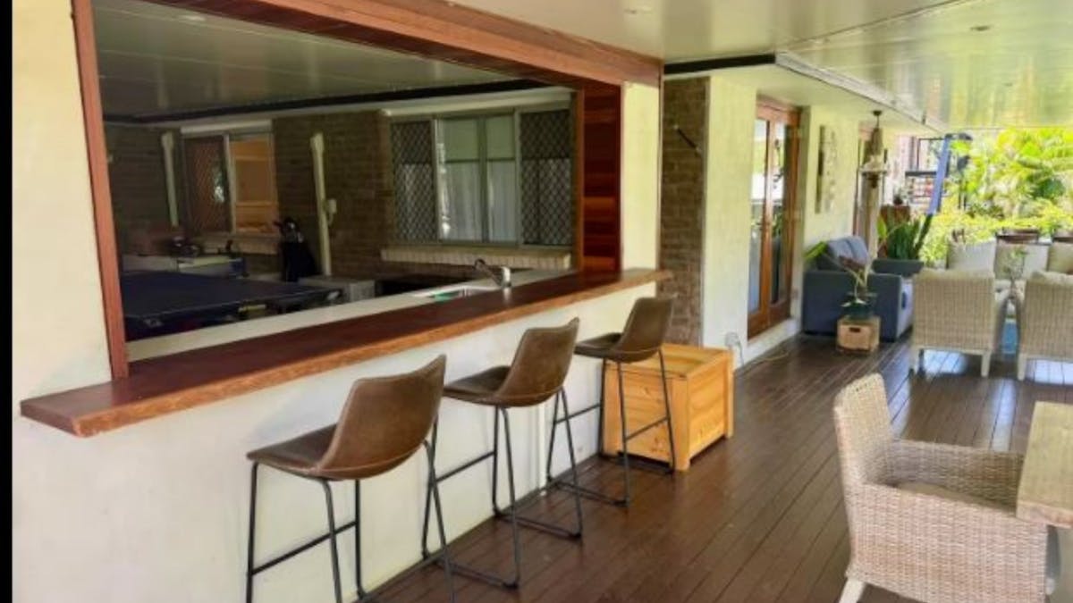 Spacious Balcony with Bar