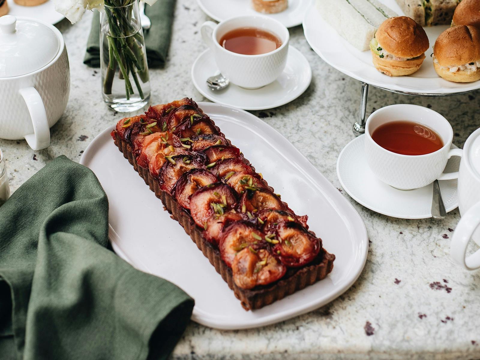 Close-up of High Tea cake