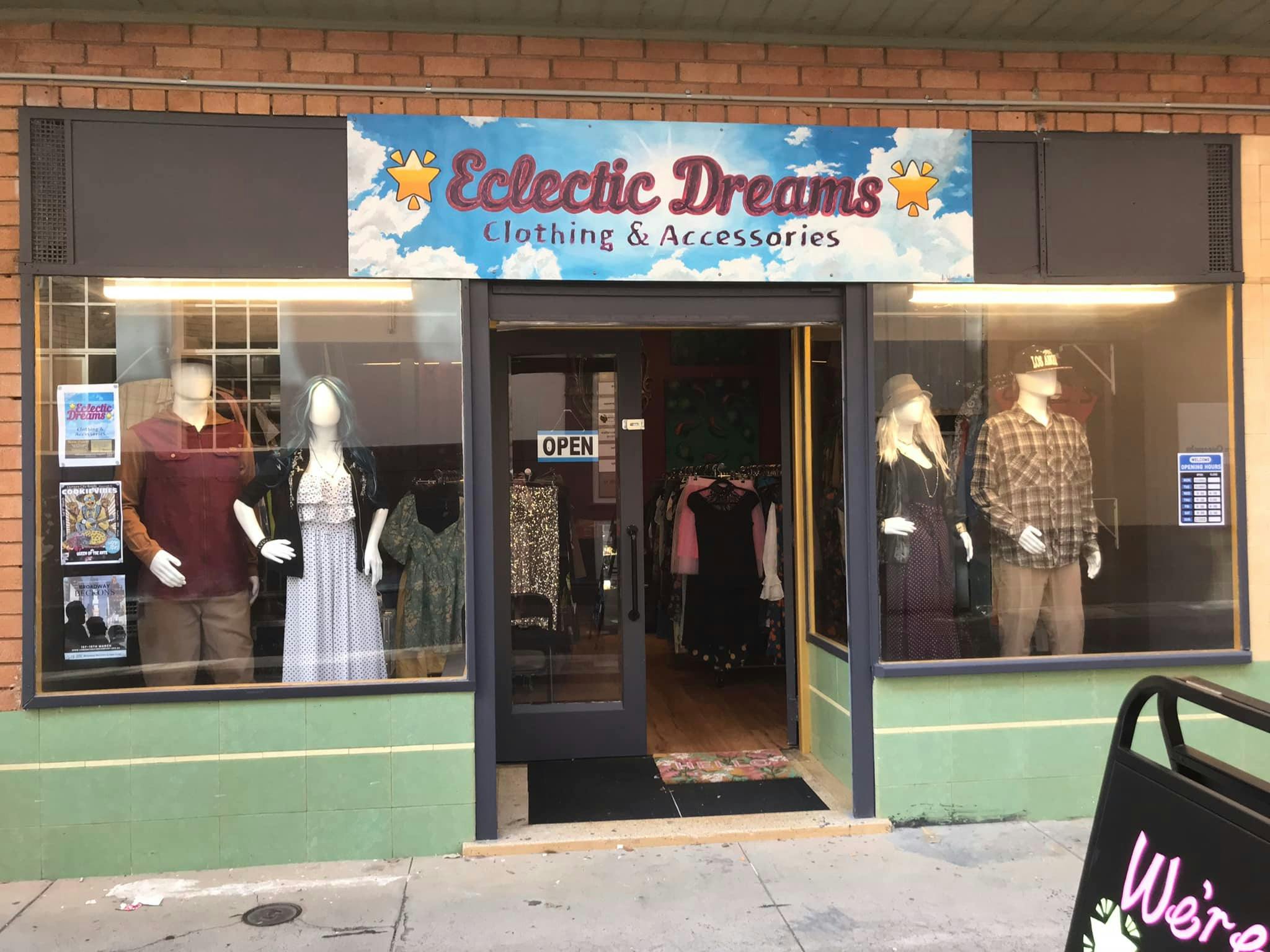 Front entrance to Eclectic Dreams