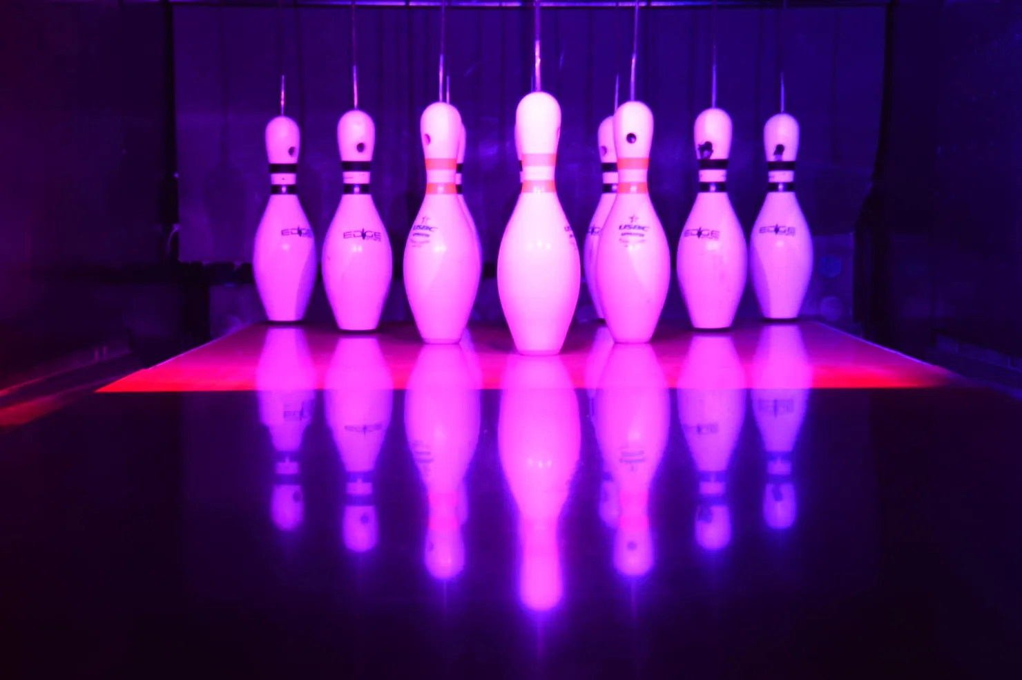glowing pins