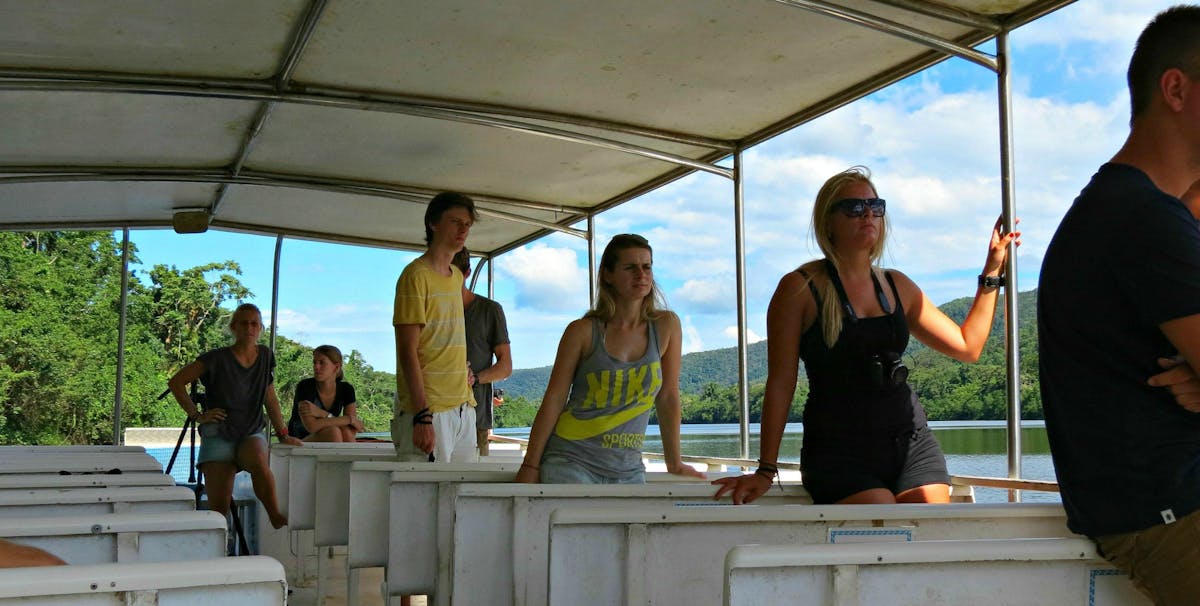 Exciting wildlife cruise on the Daintree River