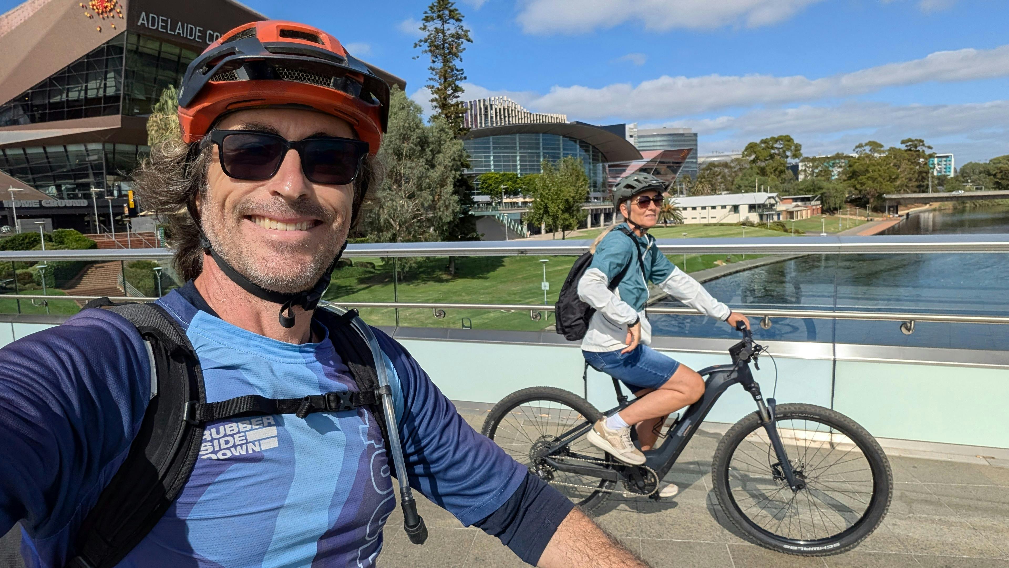 City views on ebike