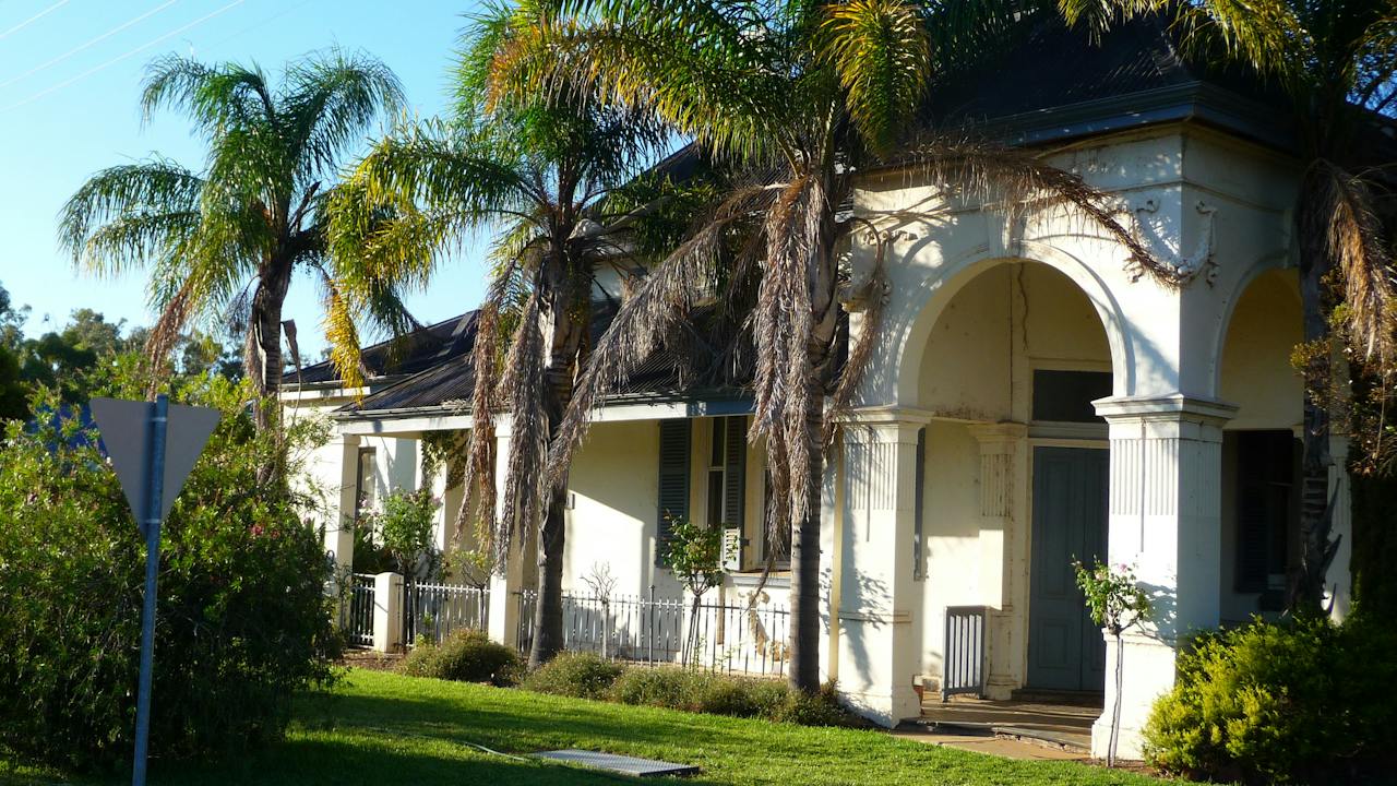 A.J.S. Bank Court Street Balranald part of the Heritage Walk