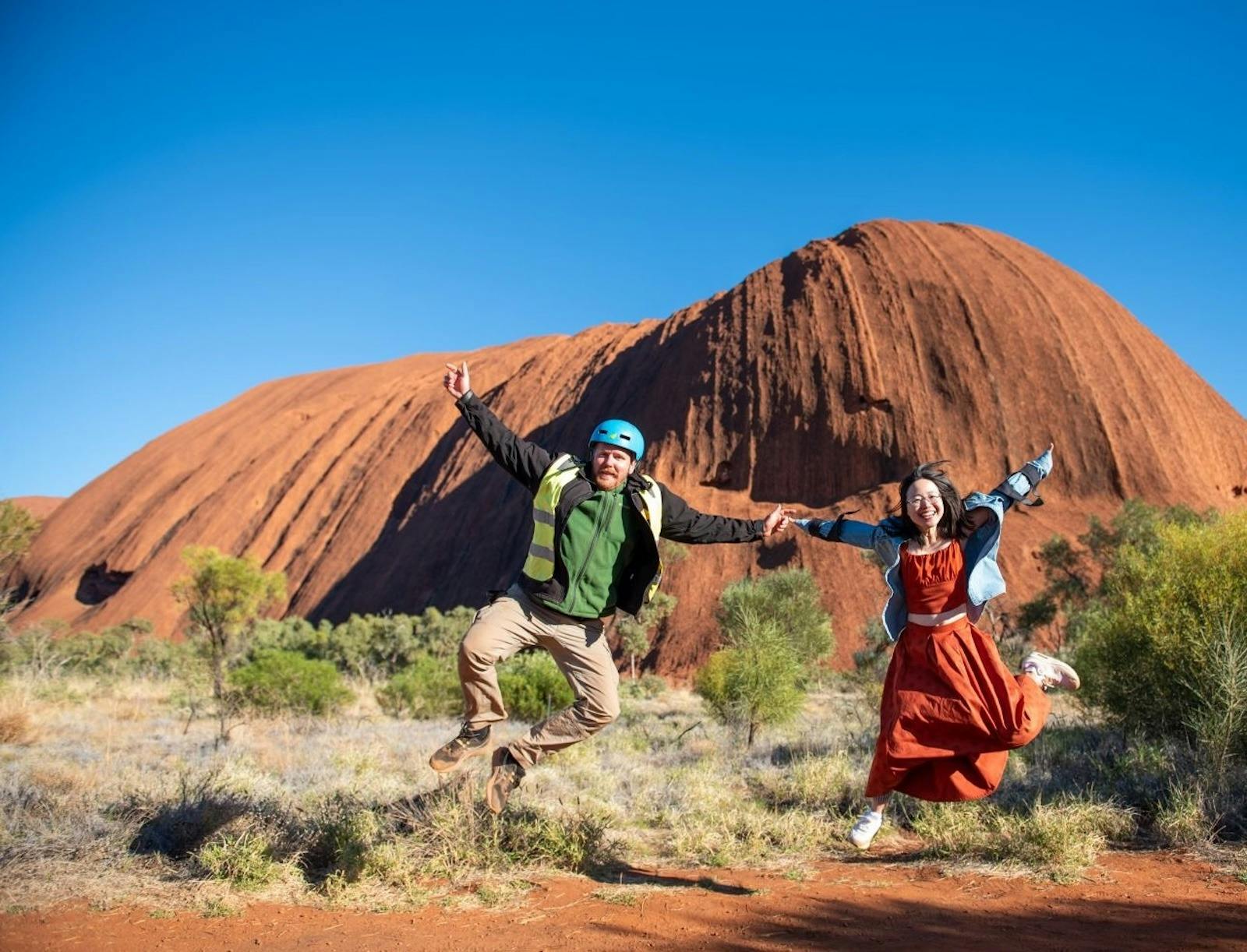 A guided Segway tour around Uluru's base will leave you jumping for joy.