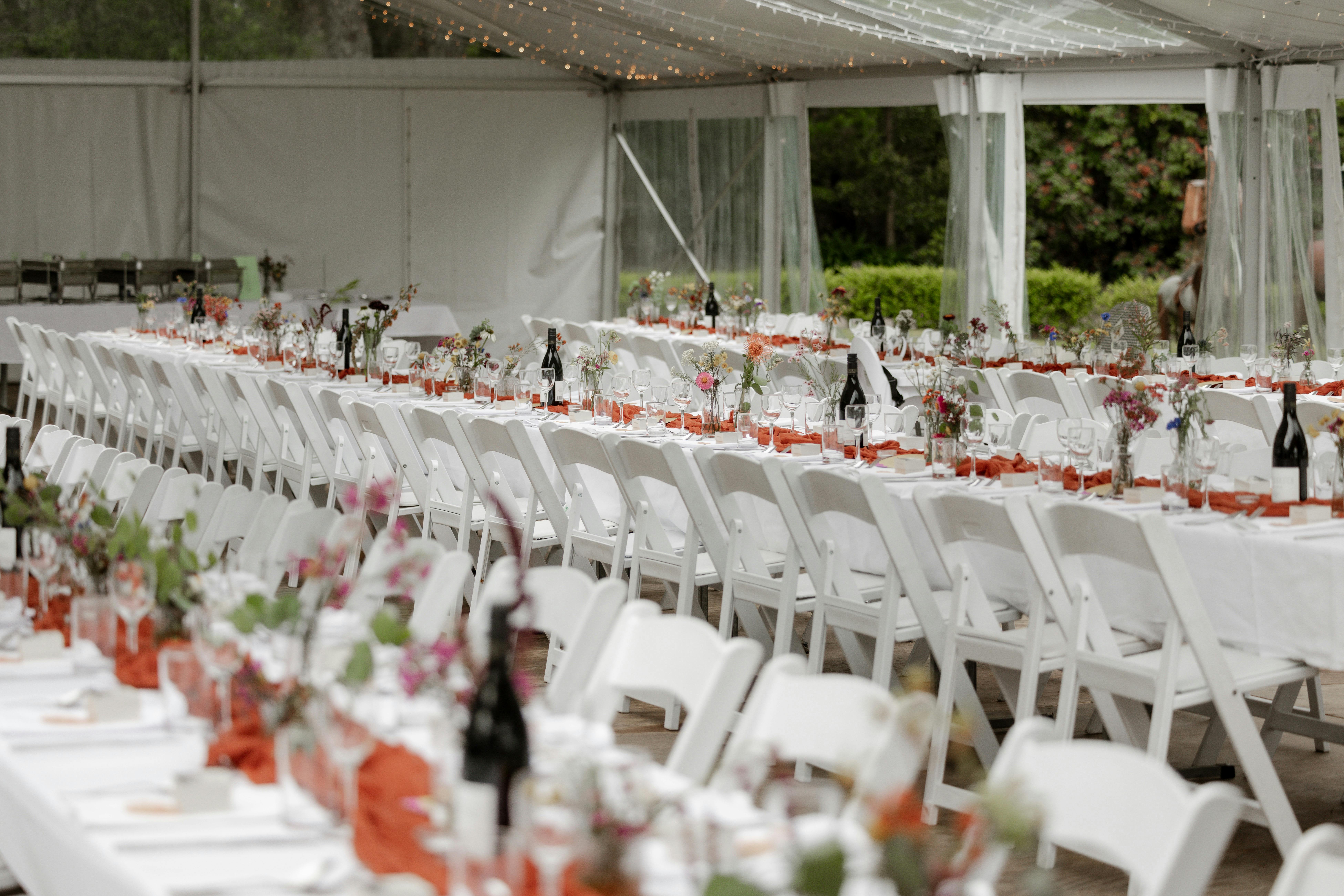 Large Marquee reception