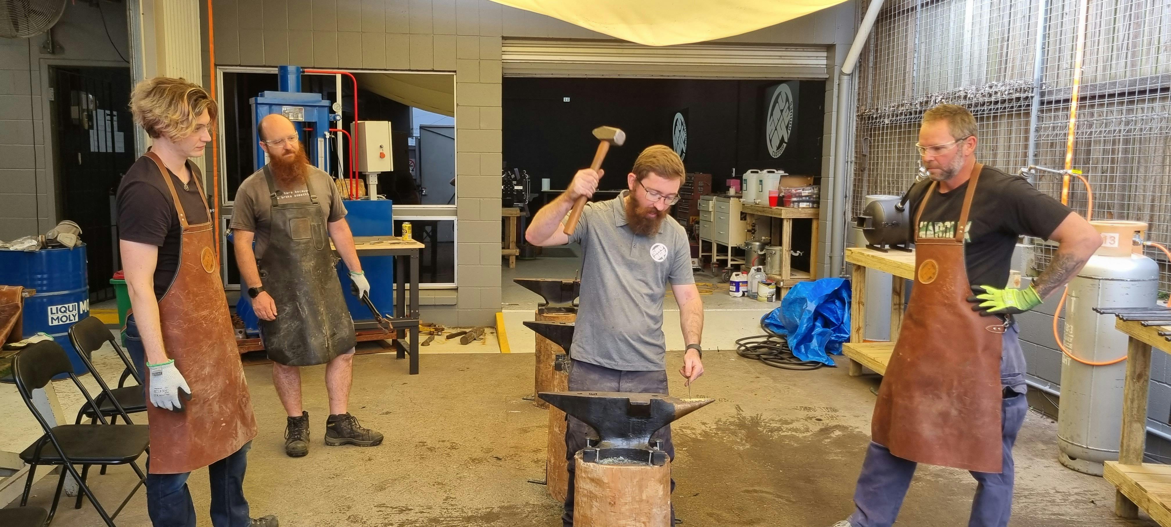 Beginner Blacksmith Blade Classes Brisbane