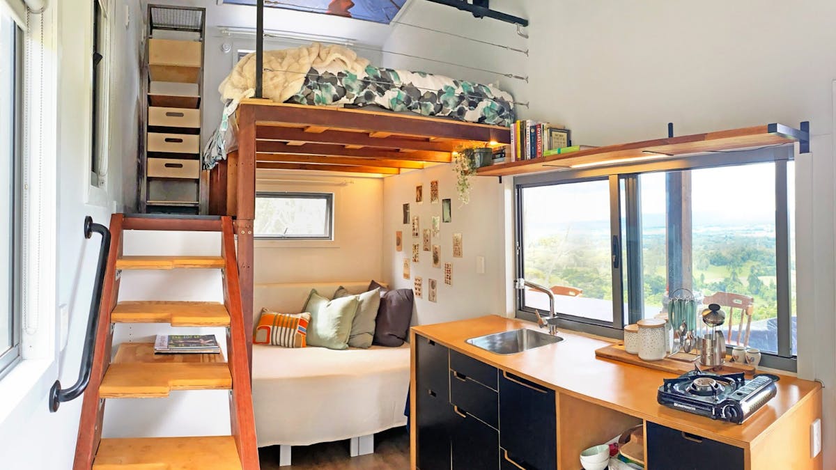 tiny home eco farm stay sunshine coast
