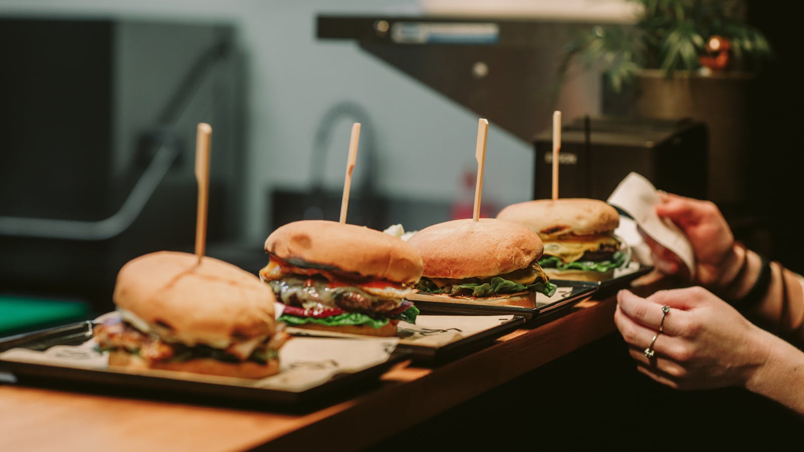 Burgers from our char-grill