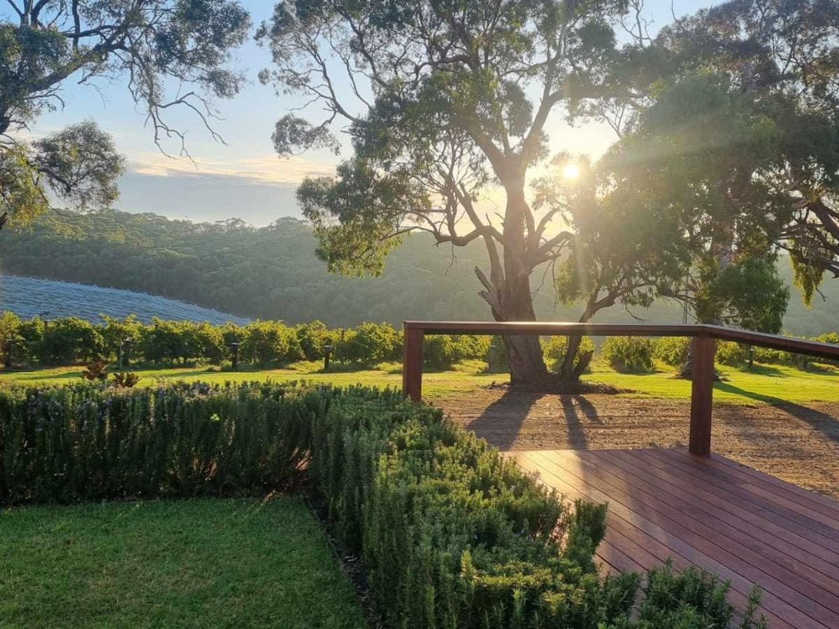 View from the distillery