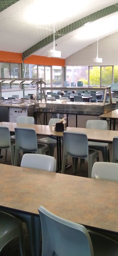 interior of main dining room with seating up to 200