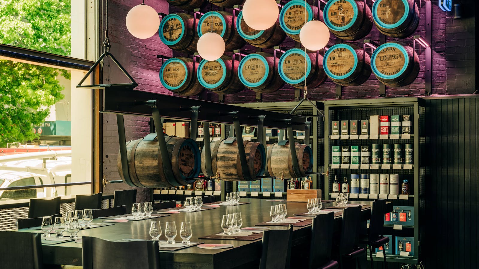 The Still retail and tasting table