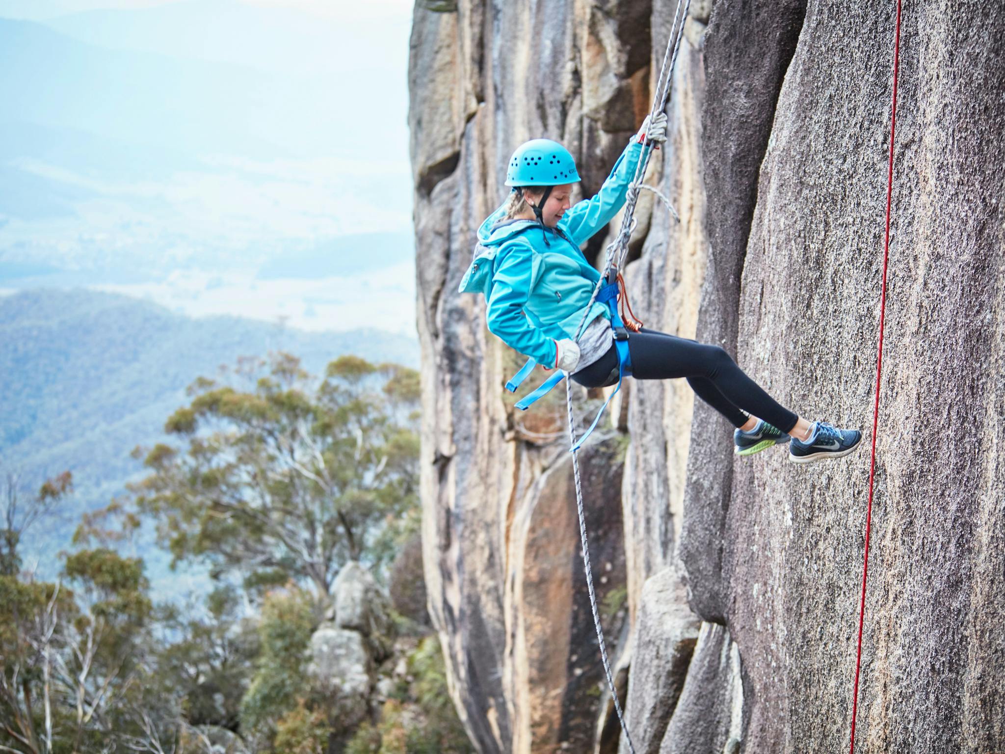 Abseiling at Mount Buffalo