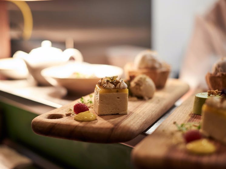 Dessert plate from Upper Mekong in Spice Alley, Sydney