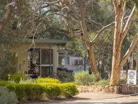 Caravan park office 8 AM to 6 PM