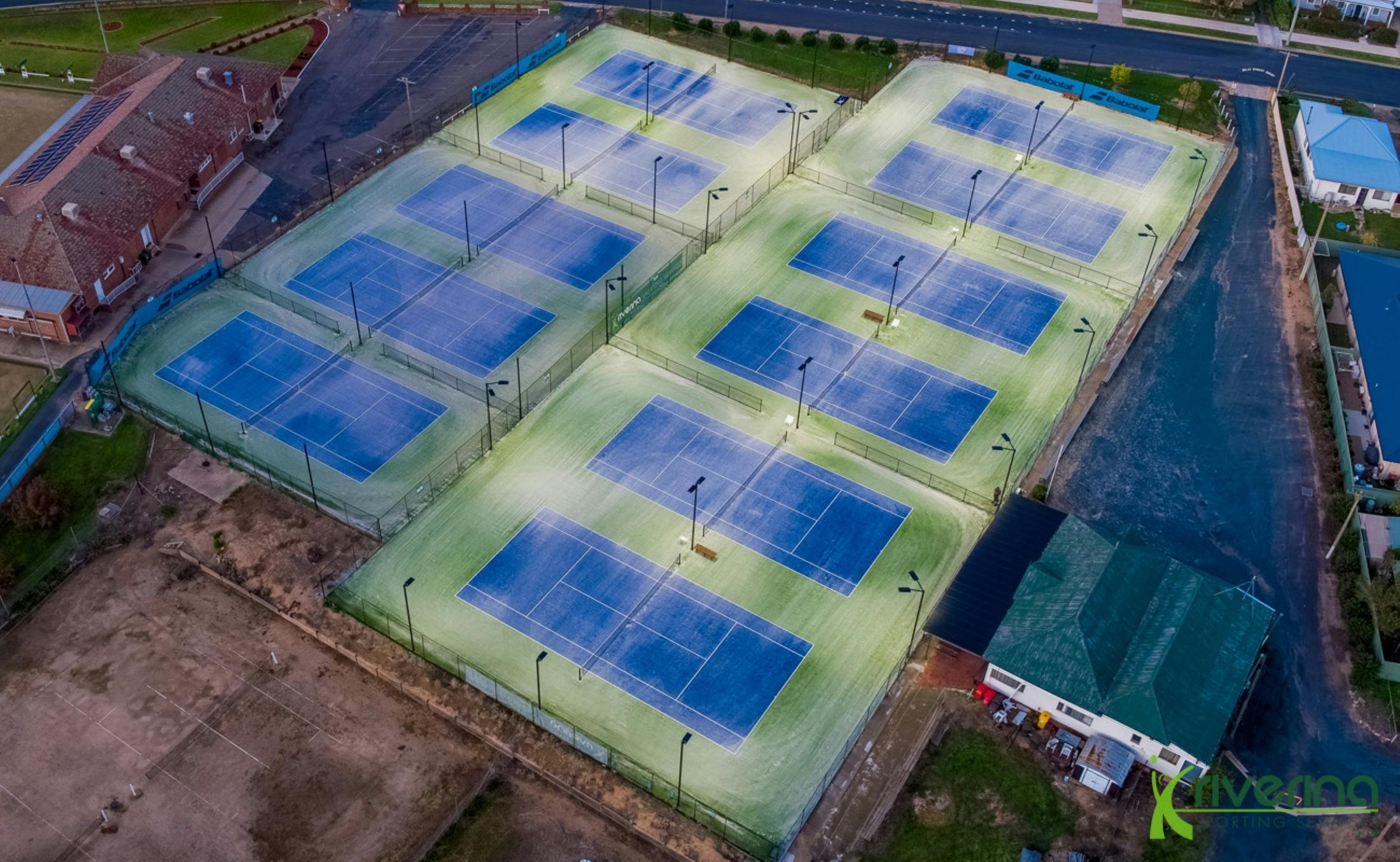 Young Tennis Centre aerial view