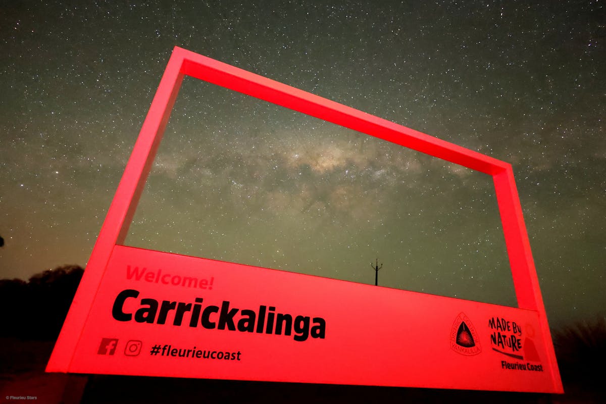 Carrickalinga lookout at night