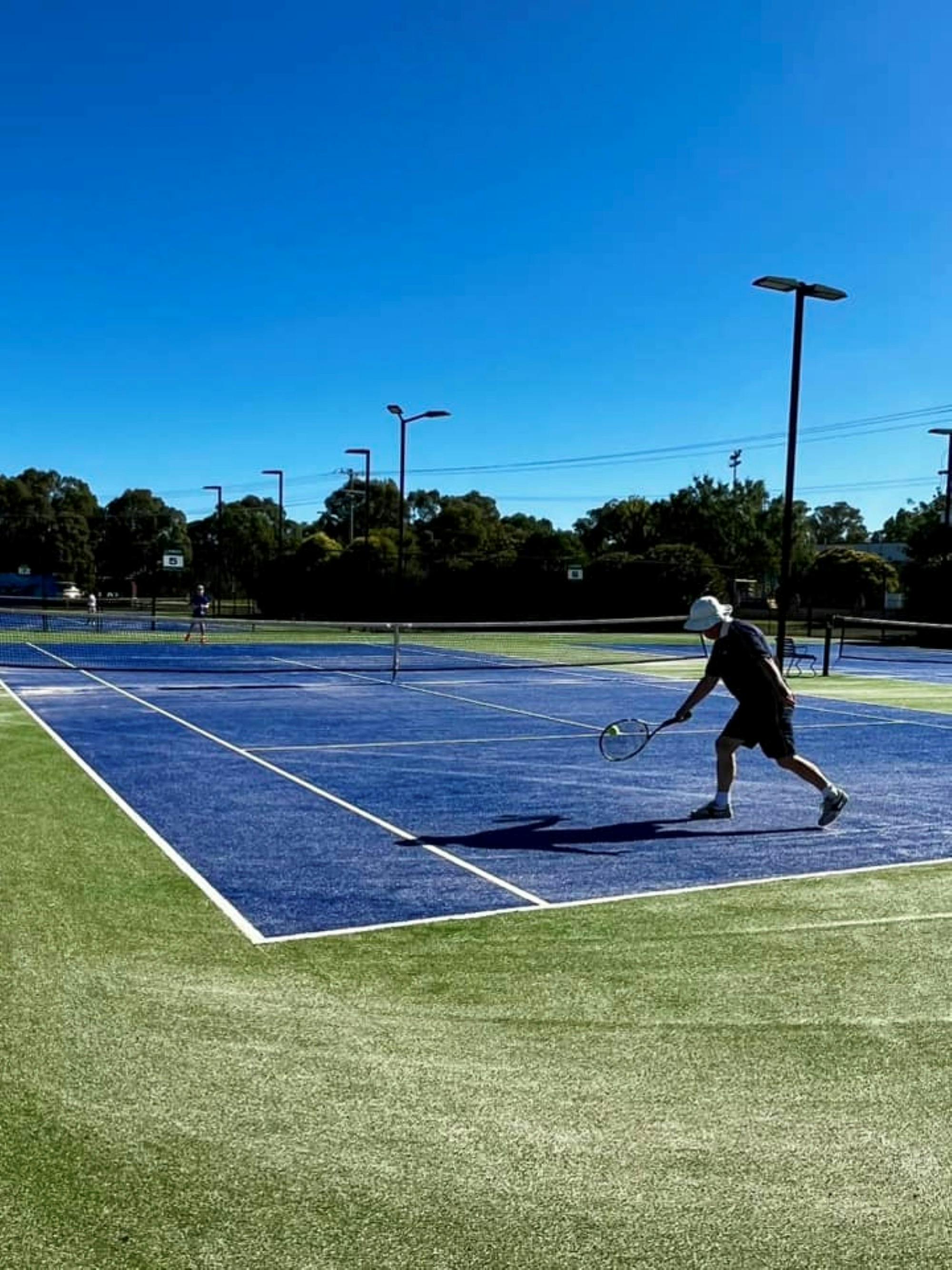 Tennis player at the Young Tennis Club