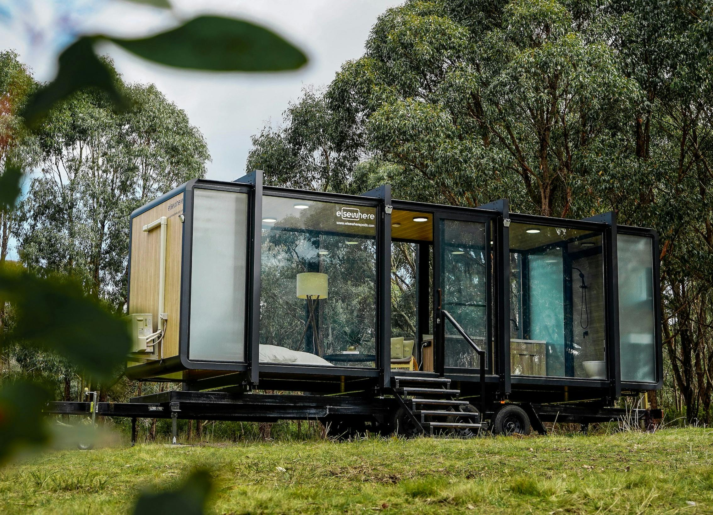 Tiny House modular style with all glass frontage