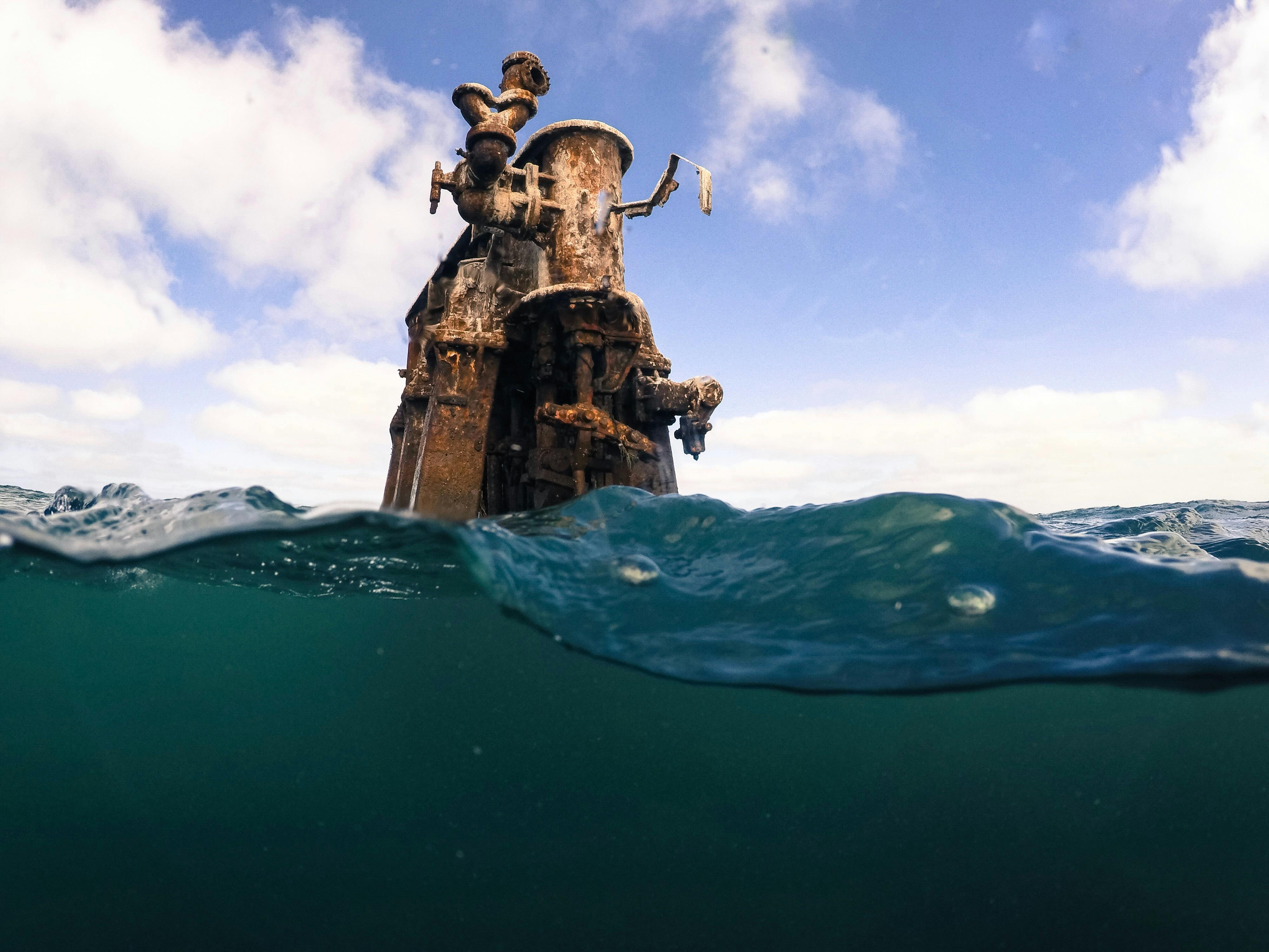 Alkimos Shipwreck - long tied to maritime legends and is visible from shore today