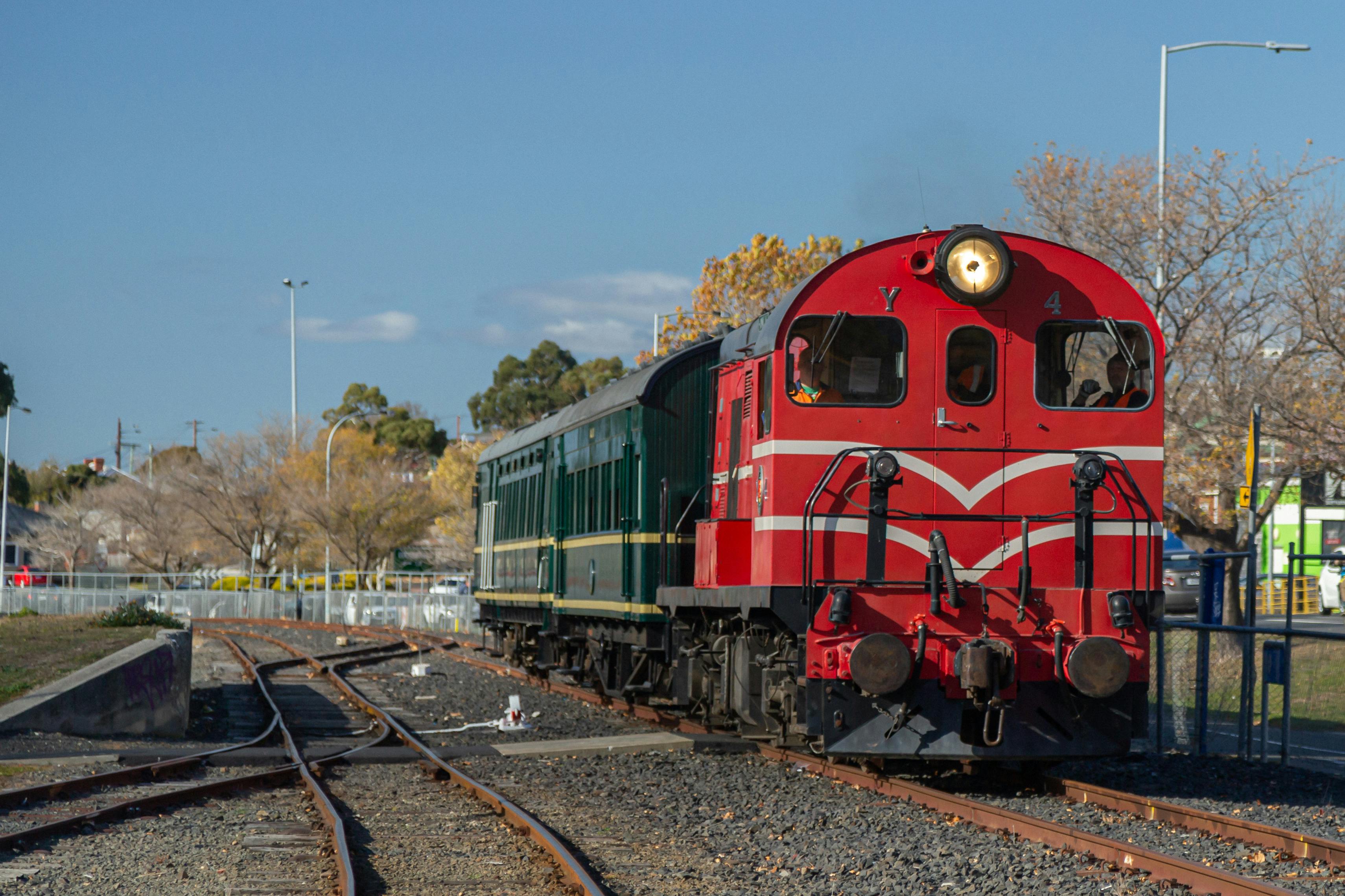 Y4 on passenger train