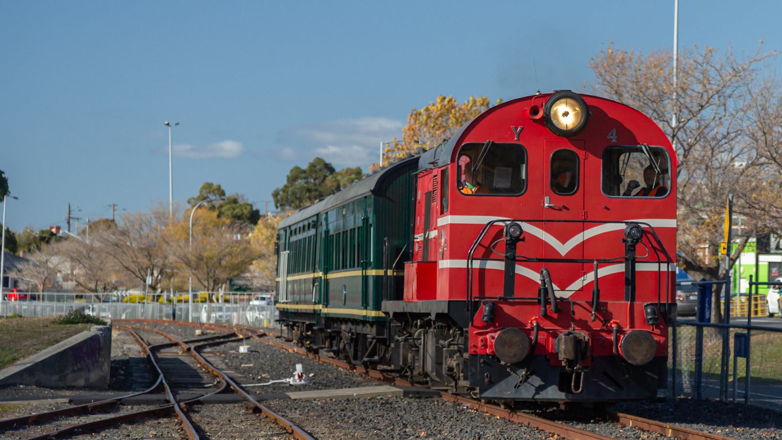Y4 on passenger train