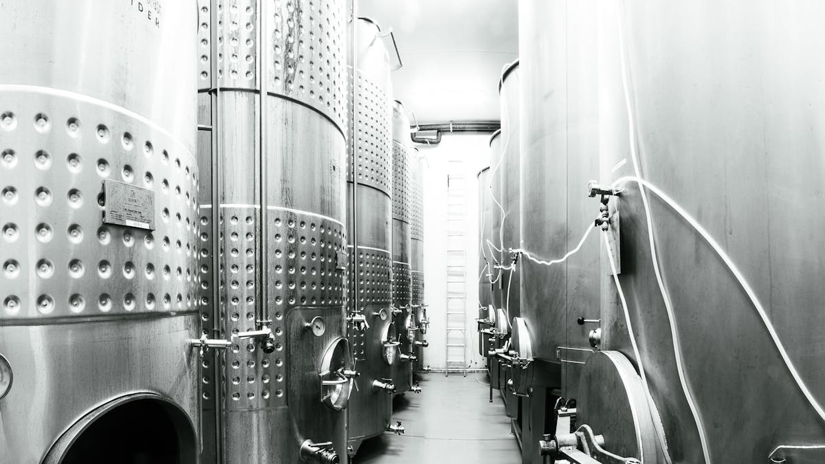 Tankroom for fermenting and aging cider