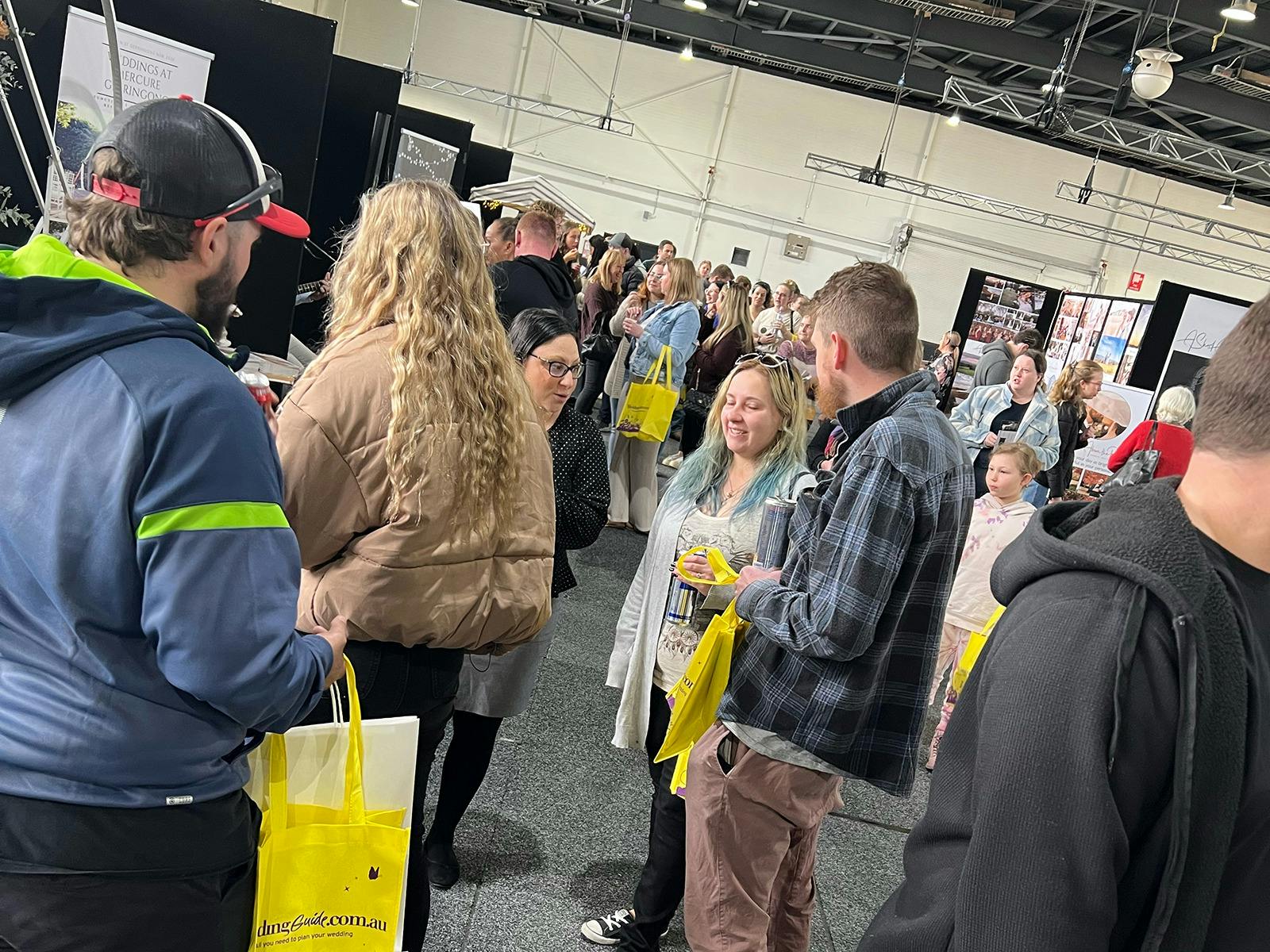 Large amount of people visiting Your Local Wedding Guide Canberra Expo