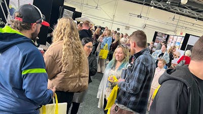 Large amount of people visiting Your Local Wedding Guide Canberra Expo