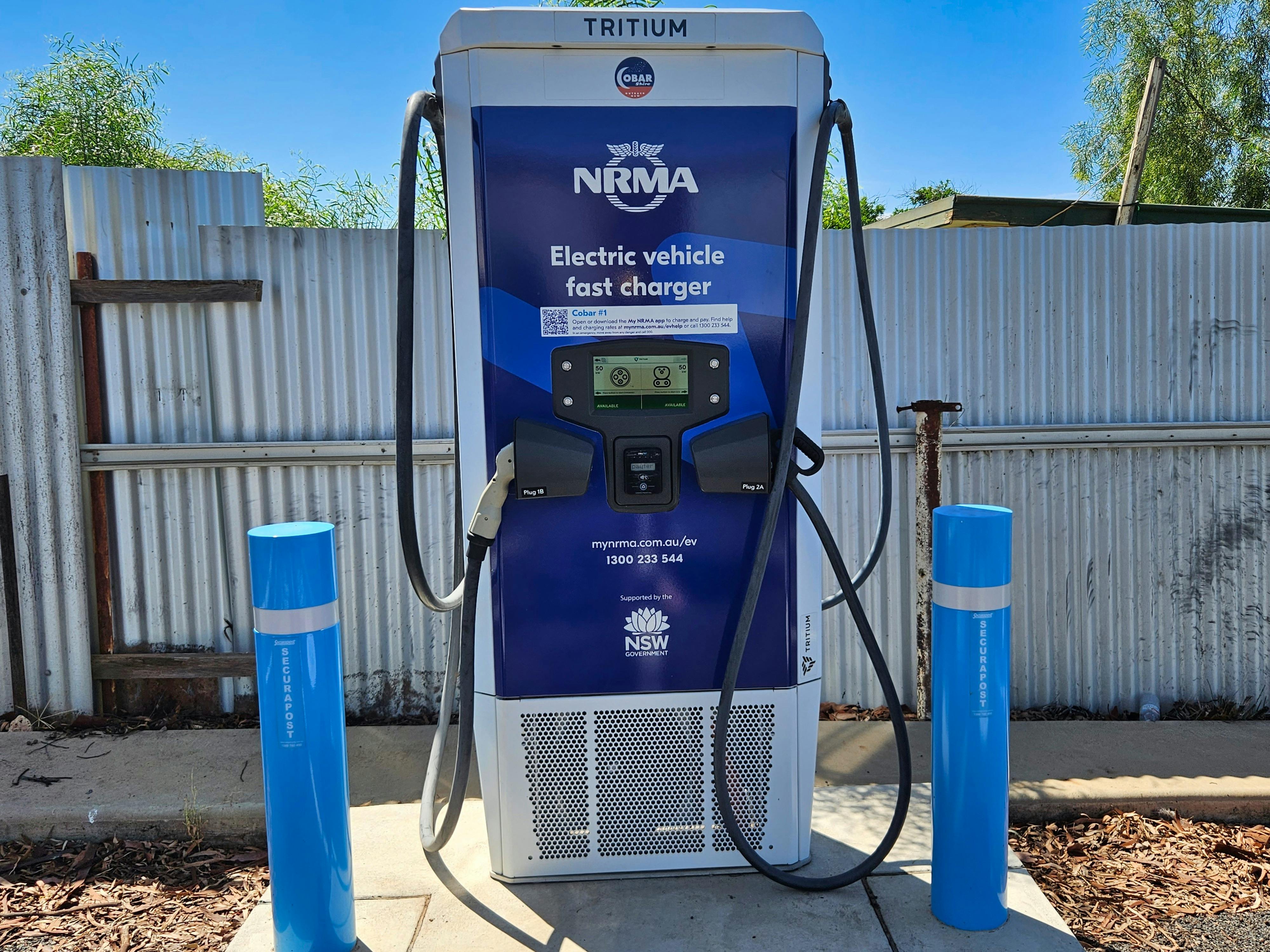 Cobar NRMA Electric Vehicle Charging Station