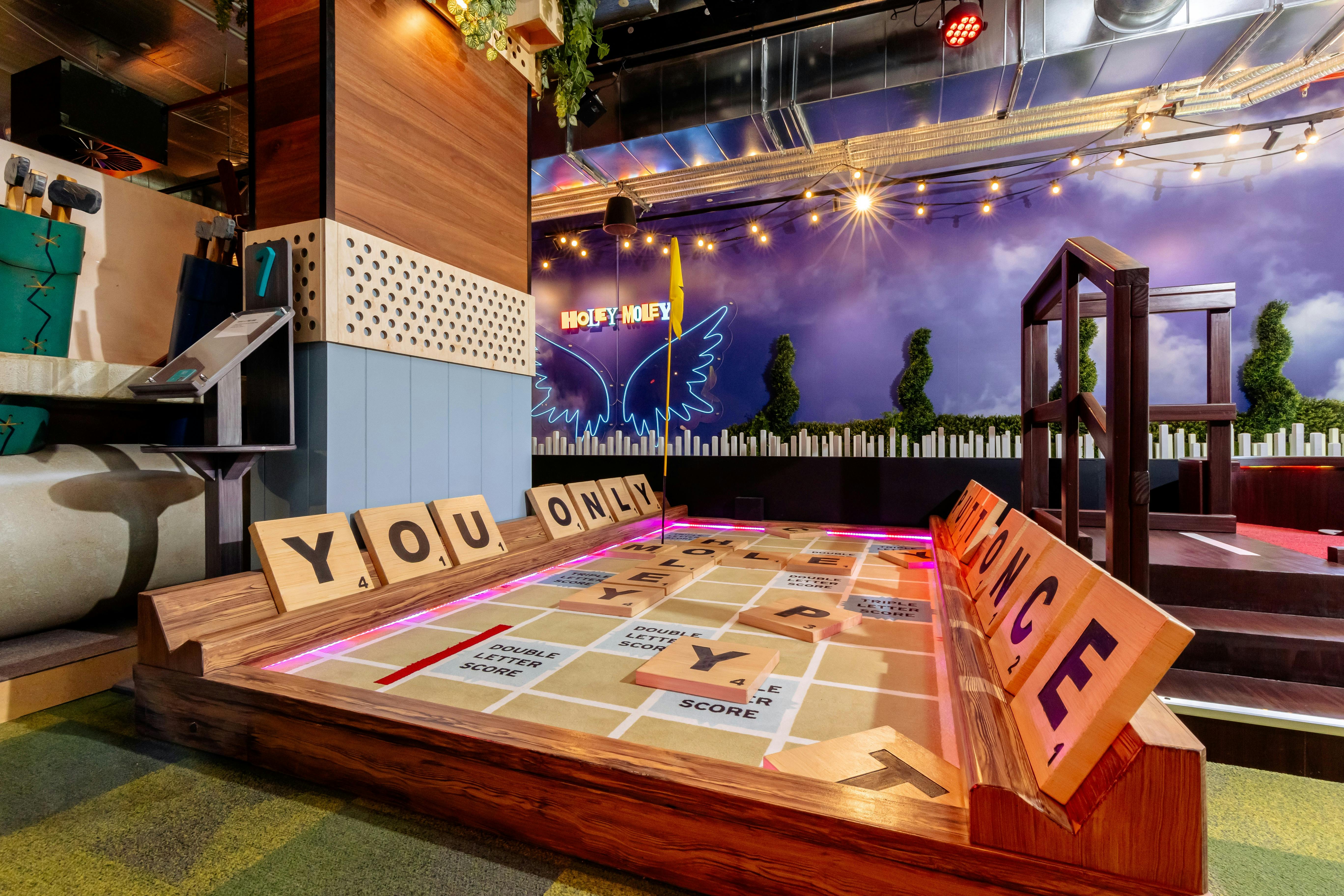 Holey Moley mini golf in Canberra